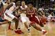 PITTSBURGH, PA - MARCH 15: Collin Sexton #2 of the Alabama Crimson Tide drives to the basket against Chris Clarke #15 of the Virginia Tech Hokies during the second half of the game in the first round of the 2018 NCAA Men's Basketball Tournament at PPG PA