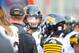 CALGARY, AB - JUNE 16: Johnny Manziel #2 of the Hamilton Tiger-Cats stands on the sidelines during a CFL game against the Calgary Stampeders at McMahon Stadium on June 16, 2018 in Calgary, Alberta, Canada. (Photo by Derek Leung/Getty Images)