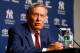 NEW YORK, NY - SEPTEMBER 23: MLB Commissioner Bud Selig speaks to the media before a game between the New York Yankees and the Baltimore Orioles at Yankee Stadium on September 23, 2014 in the Bronx borough of New York City. (Photo by Jim McIsaac/Getty I