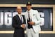 NEW YORK, NY - JUNE 21:  Michael Porter Jr. poses with NBA Commissioner Adam Silver after being drafted 14th overall by the Denver Nuggets during the 2018 NBA Draft at the Barclays Center on June 21, 2018 in the Brooklyn borough of New York City. NOTE TO