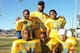 Kayvon here, top right, with his Pop Warner team, the Crenshaw Cougars.