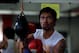 GENERAL SANTOS, PHILIPPINES - MAY 02: Manny Pacquiao of the Philippines undergoes training ahead of his WBA Welterweight title bout against Lucas Matthysse of Argentina in July on May 2, 2018 in General Santos, Philippines. (Photo by Jeoffrey Maitem/Get