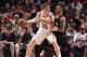 HOUSTON, TX - MARCH 30: Dragan Bender #35 of the Phoenix Suns handles the ball against Gerald Green #14 of the Houston Rockets on March 30, 2018 at the Toyota Center in Houston, Texas. NOTE TO USER: User expressly acknowledges and agrees that, by downloa