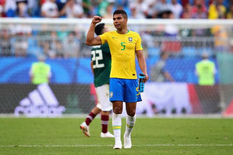 Brazil will miss Casemiro's presence at the base of midfield.