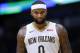   NEW ORLEANS, LA - DECEMBER 04: DeMarcus Cousins ​​# 0 pelicans from New Orleans reacts during the first half of a game against the Golden State Warriors at Smoothie King Center on December 4, 2017 in New Orleans, Louisiana. NOTE TO THE USER: Express User 
