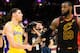 Lonzo Ball and LeBron James