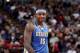 SACRAMENTO, CA - DECEMBER 28: Carmelo Anthony #15 of the Denver Nuggets flashes his smile before taking on the Sacramento Kings on December 28, 2009 at ARCO Arena in Sacramento, California. NOTE TO USER: User expressly acknowledges and agrees that, by dow