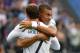 TOPSHOT - France&#39;s forward Antoine Griezmann (L) celebrates his goal with France&#39;s forward Kylian Mbappe during the Russia 2018 World Cup quarter-final football match between Uruguay and France at the Nizhny Novgorod Stadium in Nizhny Novgorod on July 6, 
