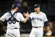 The most common sight in the Mariners' first half: Diaz shaking hands after saving another tight win.