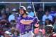 SCOTTSDALE, AZ - MARCH 12: Brendan Rodgers #65 of the Colorado Rockies follows through on a swing during a spring training game against the Arizona Diamondbacks at Salt River Fields at Talking Stick on March 12, 2018 in Scottsdale, Arizona. (Photo by No