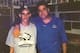 Martinez as a teenager with his father, Julio.