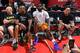 LAS VEGAS, NV - JULY 15: LeBron James of the Los Angeles Lakers attends the 2018 Las Vegas Summer League on July 15, 2018 at the Thomas & Mack Center in Las Vegas, Nevada. NOTE TO USER: User expressly acknowledges and agrees that, by downloading and/or us