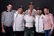 Aldrich and the team from 303 Training Center, including champ Rose Namajunas.