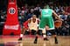WASHINGTON, DC - MAY 12: John Wall #2 of the Washington Wizards plays defense against Isaiah Thomas #4 of the Boston Celtics during Game Six of the Eastern Conference Semifinals of the 2017 NBA Playoffs on May 12, 2017 at Verizon Center in Washington, DC