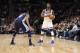 MINNEAPOLIS, MN - APRIL 9: Jimmy Butler #23 of the Minnesota Timberwolves handles the ball during the game against the Memphis Grizzlies on April 9, 2018 at Target Center in Minneapolis, Minnesota. NOTE TO USER: User expressly acknowledges and agrees th