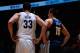 DENVER, CO - NOVEMBER 24: Marc Gasol #33 of the Memphis Grizzlies and Nikola Jokic #15 of the Denver Nuggets during the game on November 24, 2017 at the Pepsi Center in Denver, Colorado. NOTE TO USER: User expressly acknowledges and agrees that, by downlo