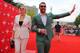 Justin Verlander walks the carpet with his wife Kate Upton during the MLB Red Carpet Show at Nationals Park on Tuesday, July 17, 2018 in Washington, D.C.