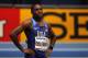 US athlete Christian Coleman wins the men's 60m semi-final at the 2018 IAAF World Indoor Athletics Championships at the Arena in Birmingham on March 3, 2018. / AFP PHOTO / Adrian DENNIS (Photo credit should read ADRIAN DENNIS/AFP/Getty Images)