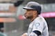 DETROIT, MI - MAY 12: Robinson Cano #22 of the Seattle Mariners looks on while waiting to bat during the game against the Detroit Tigers at Comerica Park on May 12, 2018 in Detroit, Michigan. The Tigers defeated the Mariners 4-3. (Photo by Mark Cunningh