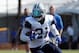 OXNARD, CA - AUGUST 02: Ezekiel Elliott #21 of the Dallas Cowboys runs the ball during training camp at River Ridge Playing Fields on August 2, 2018 in Oxnard, California. (Photo by Josh Lefkowitz/Getty Images)