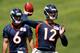 Chad Kelly, left, leapfrogged Paxton Lynch on the depth chart.