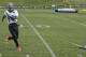 Antonio Brown has gone at a slower pace in training camp this year as he tries to recover from a relatively minor leg strain.