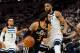 MINNEAPOLIS, MN - OCTOBER 20: Ricky Rubio #3 of the Utah Jazz drives to the basket against Karl-Anthony Towns #32 of the Minnesota Timberwolves during the game on October 20, 2017 at the Target Center in Minneapolis, Minnesota. The Timberwolves defeated t