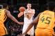DENVER, CO - DECEMBER 26: Nikola Jokic #15 of the Denver Nuggets attempts to pass the ball against the Utah Jazz on December 26, 2017 at the Pepsi Center in Denver, Colorado. NOTE TO USER: User expressly acknowledges and agrees that, by downloading and/or