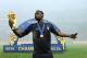 France's midfielder Paul Pogba celebrates with the World Cup trophy after the Russia 2018 World Cup final football match between France and Croatia at the Luzhniki Stadium in Moscow on July 15, 2018. (Photo by FRANCK FIFE / AFP) / RESTRICTED TO EDITORIAL