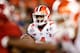 TAMPA, FL - JANUARY 09: Quarterback Deshaun Watson #4 of the Clemson Tigers on a passing play during the 2017 College Football Playoff National Championship Game against the Alabama Crimson Tide at Raymond James Stadium on January 9, 2017 in Tampa, Florid