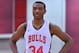 LAS VEGAS, NV - JULY 10: Wendell Carter Jr. #34 of the Chicago Bulls stands on the court during his team's game against the Atlanta Hawks during the 2018 NBA Summer League at the Cox Pavilion on July 10, 2018 in Las Vegas, Nevada. NOTE TO USER: User expr