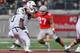 COLUMBUS, OH - NOVEMBER 11: Nick Bosa #97 of the Ohio State Buckeyes fights through a block against the Michigan State Spartans at Ohio Stadium on November 11, 2017 in Columbus, Ohio. (Photo by Jamie Sabau/Getty Images)