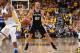 Though his shot had lost some of its poetic form, Manu Ginobili maintained his enviable court vision through the end of his final game in last spring's playoffs.