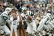 MIAMI, FL - JANUARY 12: Joe Namath #12 of the New York Jets drops back to pass against the Baltimore Colts during Super Bowl III at the Orange Bowl on January 12, 1969 in Miami, Florida. The Jets defeated the Colts 16-7. (Photo by Focus on Sport/Getty Im