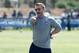 IRVINE, CA - AUGUST 12: Los Angeles Rams Head Coach Sean McVay during training camp at Crawford Field on August 12, 2018 in Irvine, California. (Photo by Josh Lefkowitz/Getty Images)