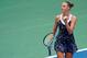 Karolina Pliskova of Czech Republic celebrates during her ladies singles match against Ashley Barty of Australia on Day 7 of the 2018 US Open at the USTA Billie Jean King National Tennis Center on September 2, 2018 in New York City. (Photo by kena betancu