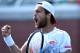 NEW YORK, NY - SEPTEMBER 01: Joao Sousa of Portugal celebrates during the men's singles third round match against Lucas Pouille of France on Day Six of the 2018 US Open at the USTA Billie Jean King National Tennis Center on September 1, 2018 in the Flush