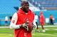 MIAMI GARDENS, FL - NOVEMBER 19: Chris Godwin #12 of the Tampa Bay Buccaneers warms up prior to a game against the Miami Dolphins at Hard Rock Stadium on November 19, 2017 in Miami Gardens, Florida. (Photo by Mark Brown/Getty Images)