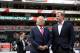 MEXICO CITY, MEXICO - NOVEMBER 19: New England Patriots owner Robert Kraft talks with NFL Commissioner Roger Goodell prior to the game between the New England Patriots and the Oakland Raiders at Estadio Azteca on November 19, 2017 in Mexico City, Mexico.