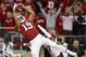 PALO ALTO, CA - AUGUST 31: Jj Arcega-Whiteside #19 of the Stanford Cardinal catches the ball for a touchdown while covered by Ron Smith #17 of the San Diego State Aztecs at Stanford Stadium on August 31, 2018 in Palo Alto, California. (Photo by Ezra Sha