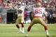 Jimmy Garoppolo struggled to find reliable options to propel the Niners offense Sunday in Minnesota.