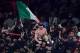 LAS VEGAS, NV - SEPTEMBER 15: Canelo Alvarez celebrates after his majority decision win over Gennady Golovkin during their WBC/WBA middleweight title fight at T-Mobile Arena on September 15, 2018 in Las Vegas, Nevada. (Photo by Ethan Miller/Getty Images
