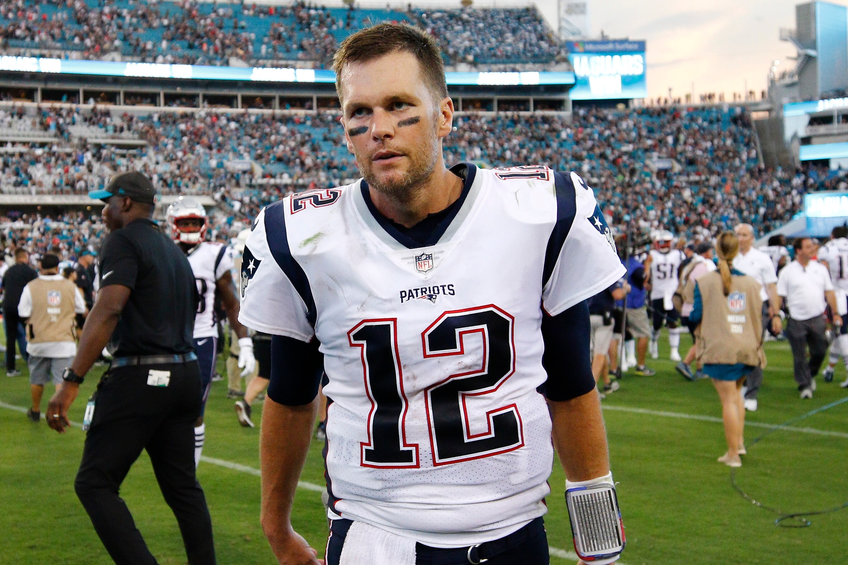 New England Patriots quarterback Tom Brady