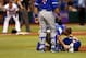 J.A. Happ was bleeding from his right ear when Blue Jays assistant athletic trainer Mike Frostad reached him at the mound. Meanwhile, Desmond Jennings, who hit the ball that hit Happ, stood at third base, watching uncomfortably.