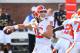 ATLANTA, GA - SEPTEMBER 22: Trevor Lawrence #16 of the Clemson Tigers passes against the Georgia Tech Yellow Jackets on September 22, 2018 in Atlanta, Georgia. (Photo by Scott Cunningham/Getty Images)