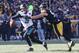 PITTSBURGH, PA - JANUARY 14: Blake Bortles #5 of the Jacksonville Jaguars attempts to break a tackle from T.J. Watt #90 of the Pittsburgh Steelers during the first half of the AFC Divisional Playoff game at Heinz Field on January 14, 2018 in Pittsburgh,