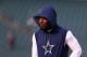 PHILADELPHIA, PA - DECEMBER 31: Wide receiver Dez Bryant #88 of the Dallas Cowboys looks on during warmups before playing against the Philadelphia Eagles at Lincoln Financial Field on December 31, 2017 in Philadelphia, Pennsylvania. (Photo by Mitchell L