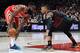 Lillard defending James Harden.