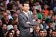 BOSTON, MA - MAY 27: Head Coach Brad Stevens of the Boston Celtics looks on during Game Seven of the Eastern Conference Finals of the 2018 NBA Playoffs between the Cleveland Cavaliers and Boston Celtics on May 27, 2018 at the TD Garden in Boston, Massachu