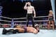 And here's Nakamura's other title defense against Rusev, where Aiden English's heel turn means more and Nakamura is nowhere in sight.